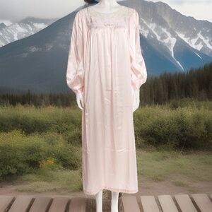 Dior Blush Pink Long Robe vintage size Medium